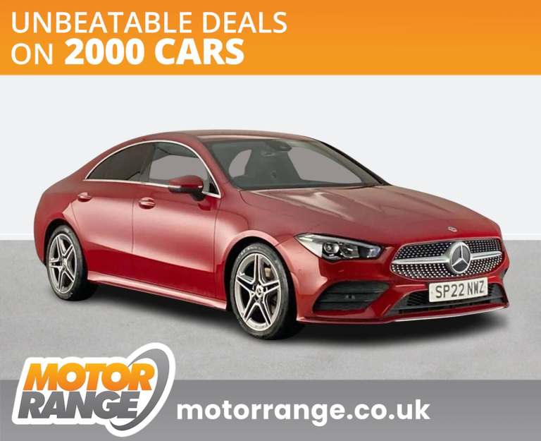 2022 Mercedes-Benz CLA CLA 180 AMG Line Premium 4dr Tip Auto Coupe PETROL Automatic