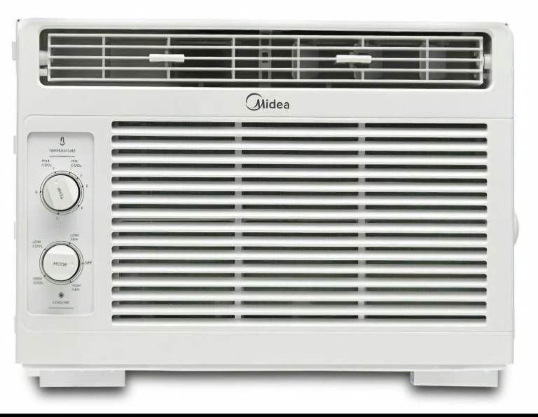 New Midea 5,000 BTU Room Air Conditioner – Mechanical Controls