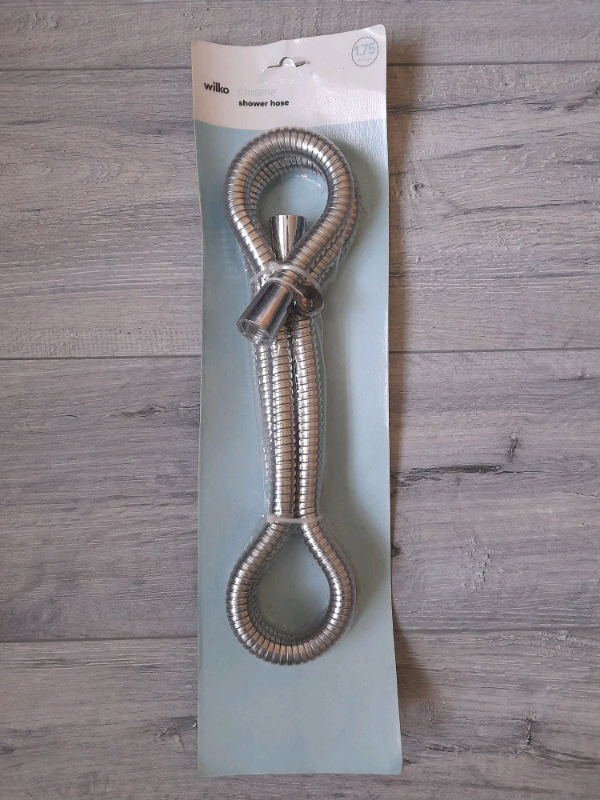 Chrome shower hose