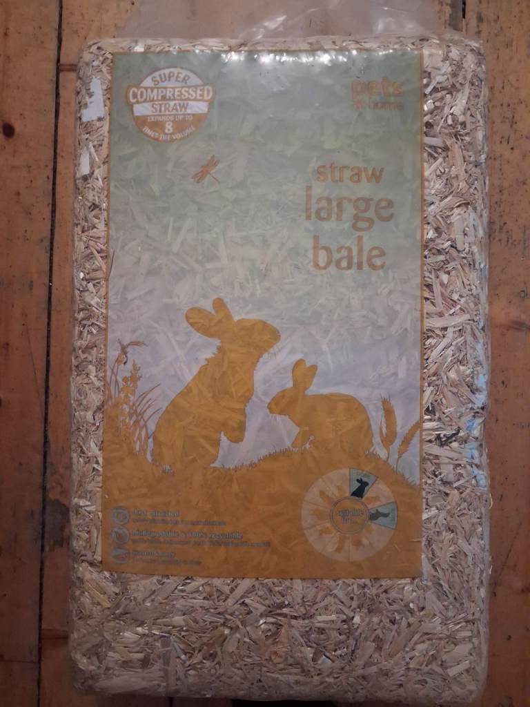 FREE - 3 Large Bales of Straw (for rabbits - "Pets At Home")