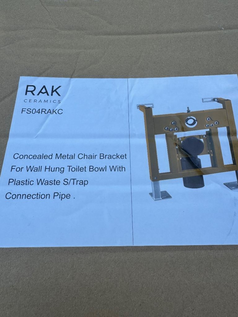  Concealed Metal bracket for toilet bow 