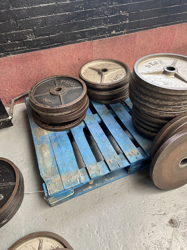 Cast iron Olympic weight plates / 20kg plates / 15kg plates