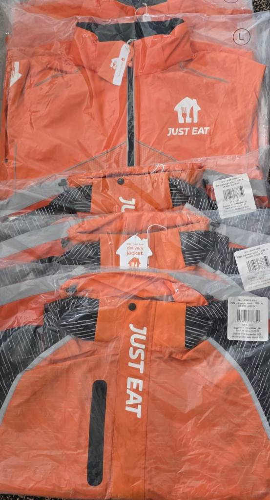 Just Eat Delivery Jackets