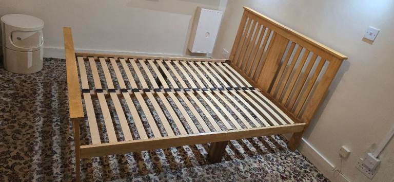 Solid wood double bedframe 