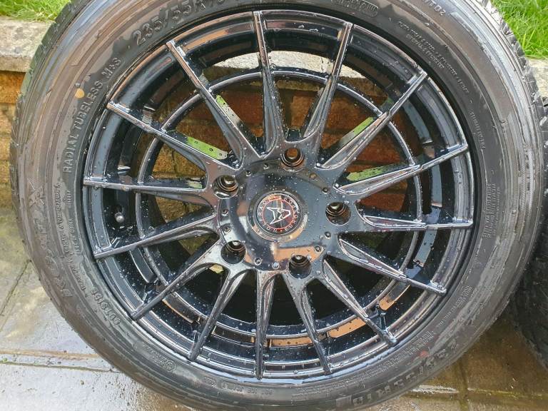 x2 WANTED!!! ALLOY WHEELS WOLFRACE EUROSPORT AERO SUPER T PCD 5x160, 8jx18, ET50 Load Rate 1250kg