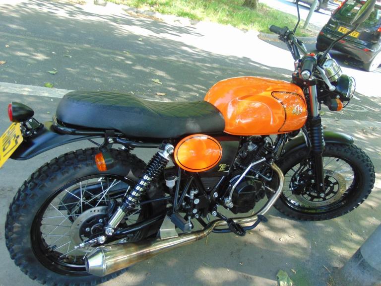 AJS Tempest scrambler 125 2018 low miles off road learner legal CBT Adventure125