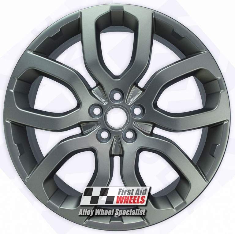 R469GS Swap RANGE ROVER SPORT 4x 22'' GENUINE STYLE 5004 SATIN GREY ALLOY WHEELS