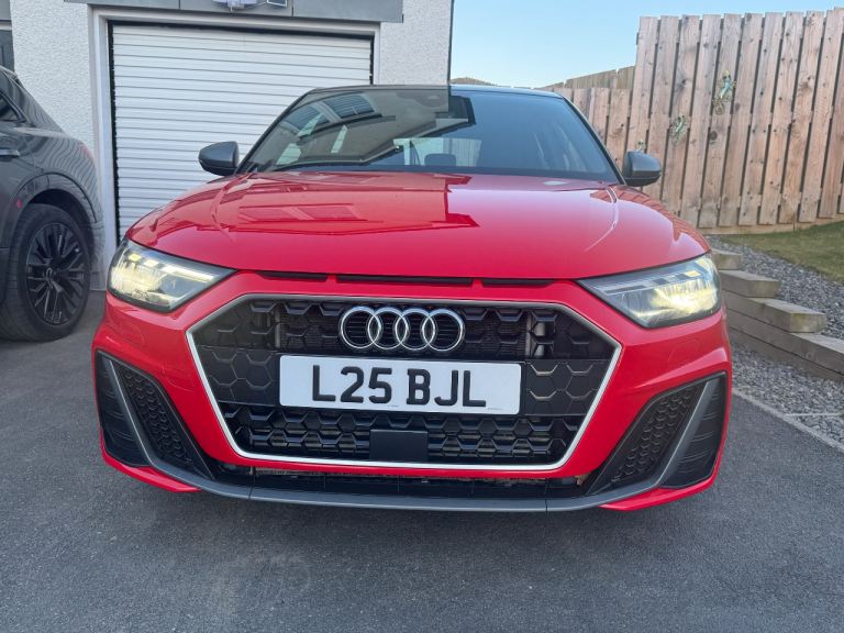 Audi A1 red 40 TFSI Sportsback SLine