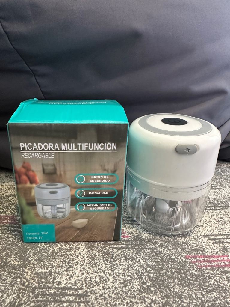 Rechargeable Mini Food Chopper / Picadora Multifuncion
