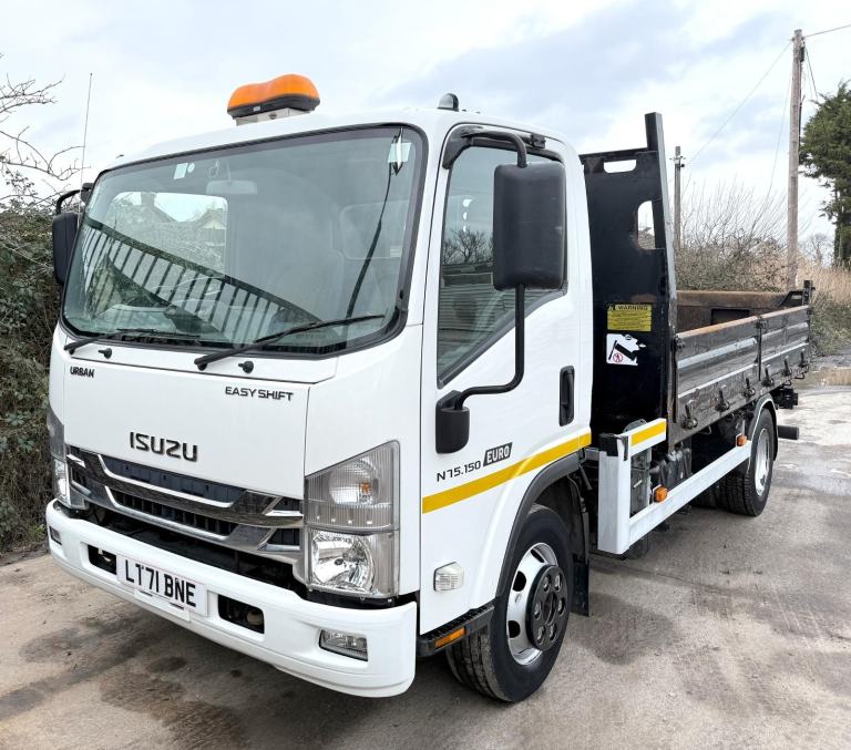 2021 ISUZU FORWARD N75.150 TIPPER 7.5 TON TARMAC CHUTES 43000 MILES 3 SEAT EURO6