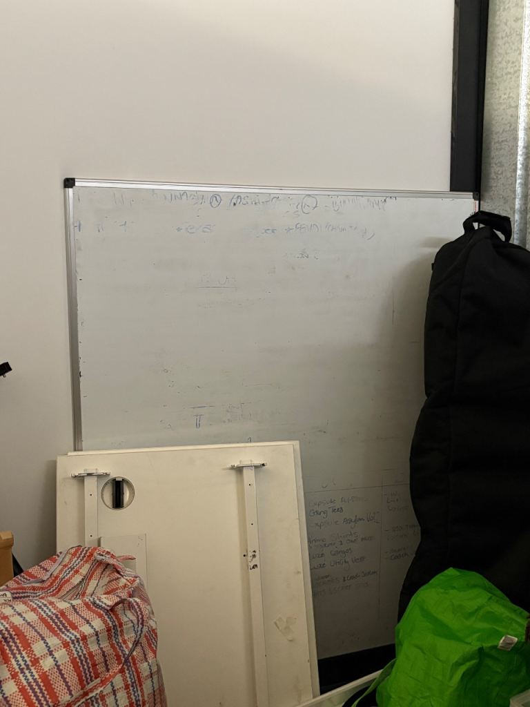 Large whiteboard 
