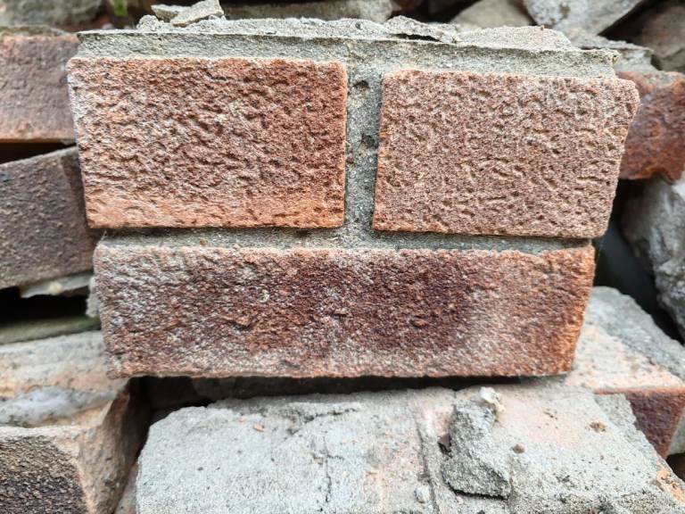 Free Red faced bricks