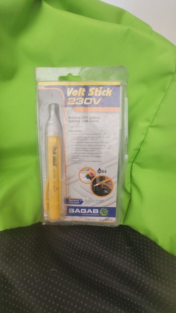 SAGAB Volt Stick 230V Non-Contact Voltage Tester – New