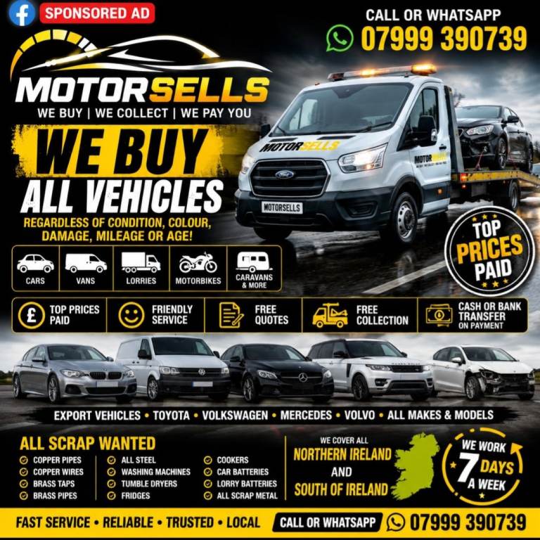 MOTORSELLS WE BUY ALL VEHICLES REGARDLESS OF CONDITION COLOR DAMAGED MAKES TOP PRICES PAID 💶💰👌🚗