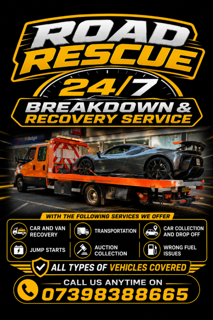 Vehicle Towing And Recovery Service 