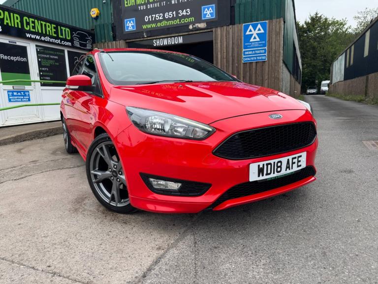 2018 Ford Focus 1.0 EcoBoost 140 ST-Line X 5dr HATCHBACK Petrol Manual