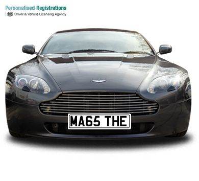 THE MAGS personalised number plate