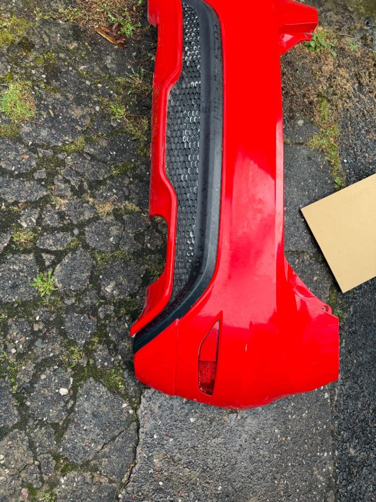 Mk7.5 fiesta race red st rear bumper