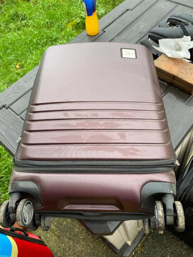 image for The skyway luggage co carry on hard shell suitcase