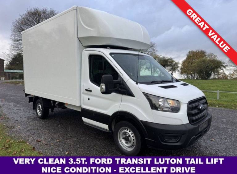 2021 Ford Transit 2.0 350 EcoBlue Leader Luton Tail Lift Diesel RWD L3 Eu 6 130ps Luton Van Diese...