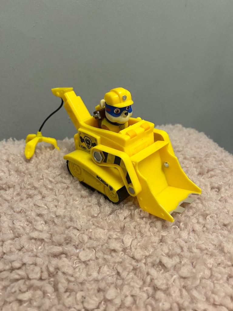 Rubble and vehicle paw patrol set