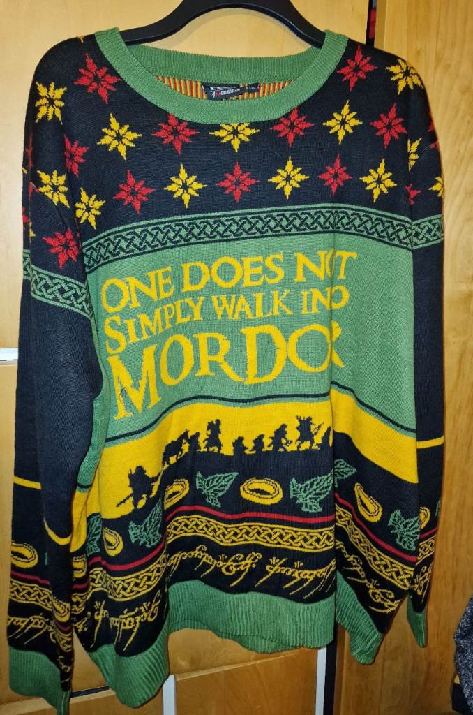 image for LOTR ugly christmas sweater