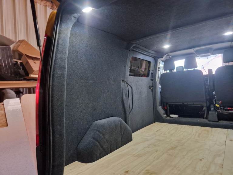 Ford transit custom ply lining kit interior panels campervan