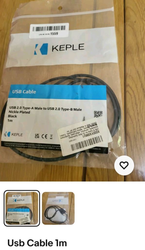 Usb Cable 1m