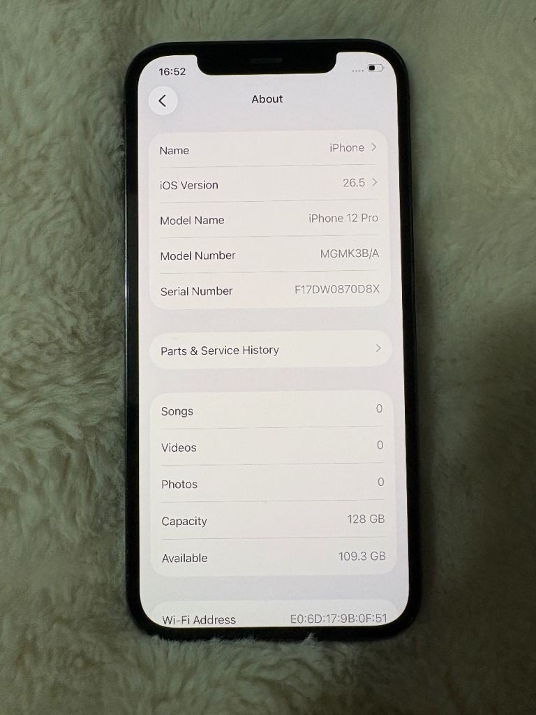 Apple iPhone 12 Pro 128GB – Graphite, Good Condition, £140.00 for Sale