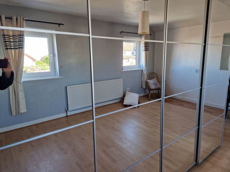 Two double Mirrored Ikea Wardrobes