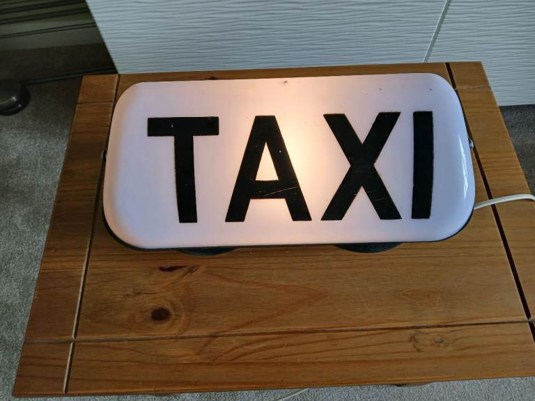 Genuine Taxi Sign Lamp