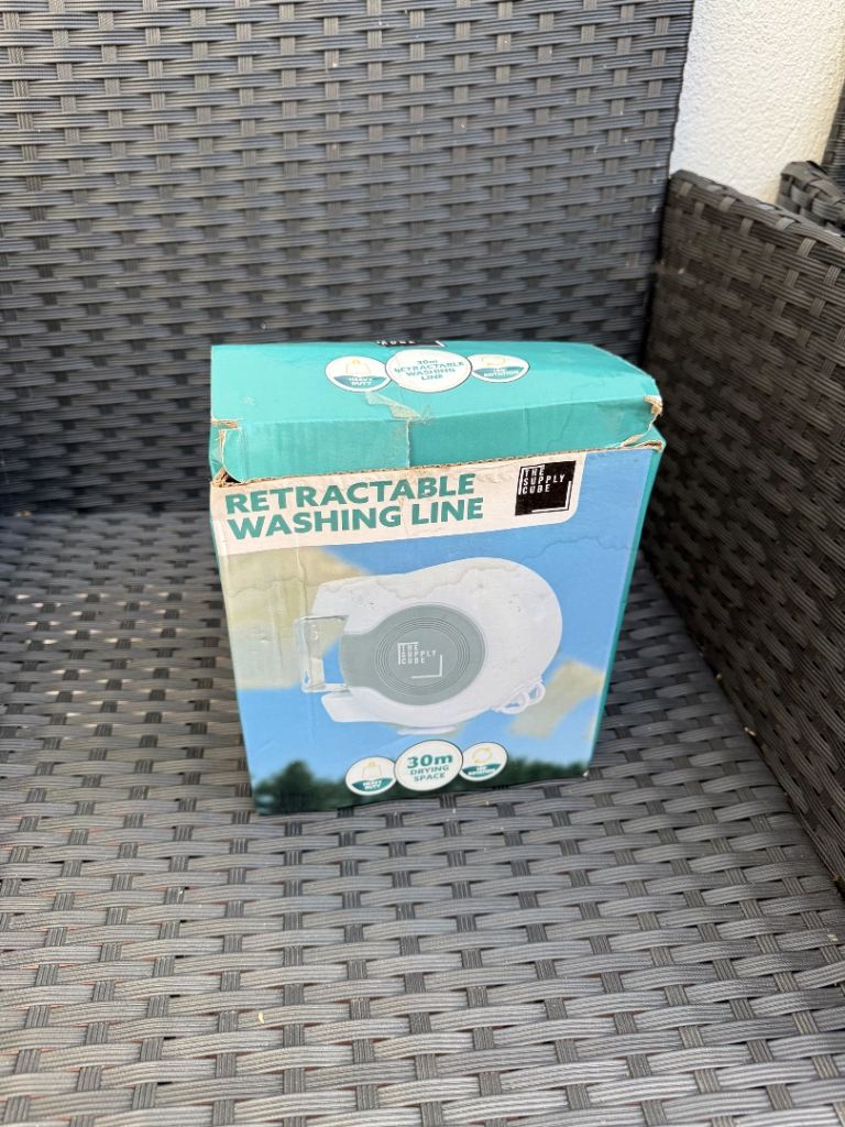 New Retractable Washing Line 30m - The Supply Cube