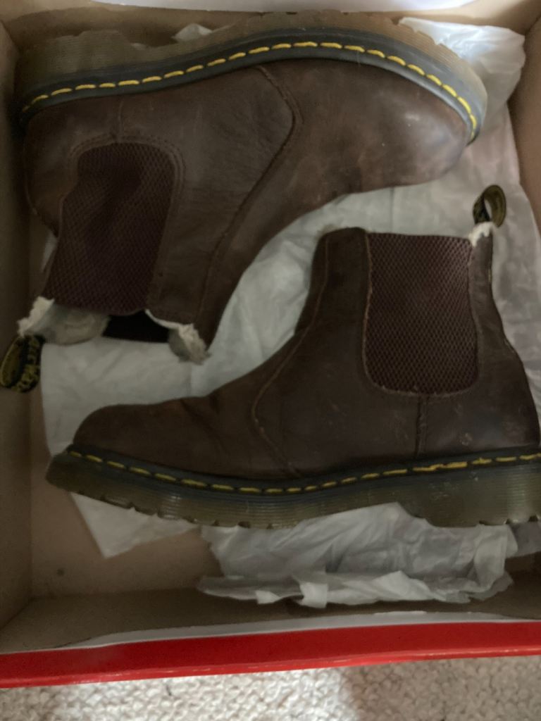 Dr. Martens Brown Leather Chelsea Boots – Good Condition