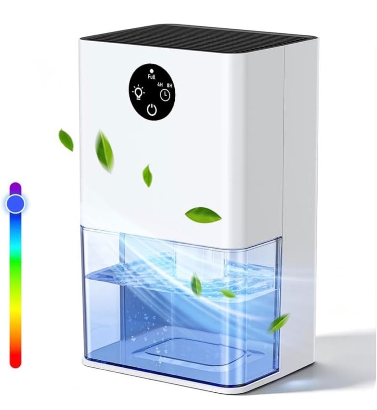 [New] Dehumidifier for Home 1800ML, High-Efficiency 400ML/Day Anti-moist