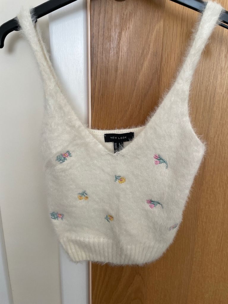Women’s New Look Cropped Vest Top Size S