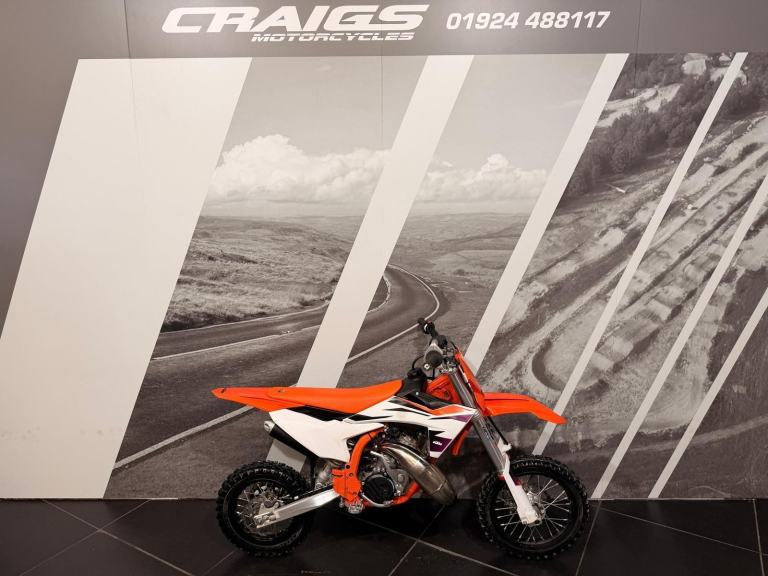 KTM 50 SX 2026 JUNIOR MX BIKE ONLY 12 HOURS AT CRAIGS MOTORCYCLES 