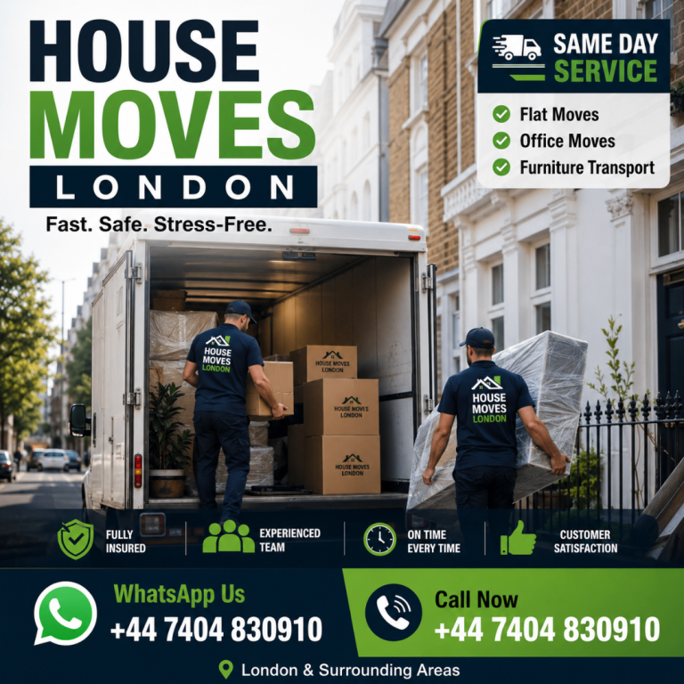 Man and Van Removals London | House Moves | Office Moves | Call Now