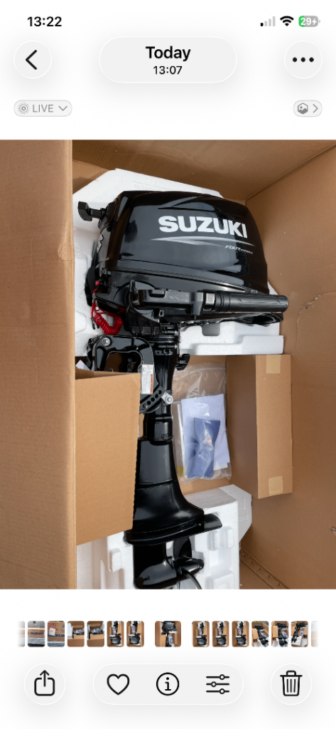 New Suzuki Outboard Motor - Still Boxed