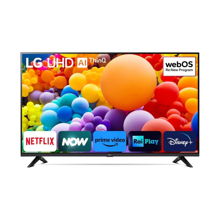 LG 50 inch Frameless Smart UHD 4K LED TV, WiFi, All Apps, Apple Airplay, Quad Core, Like New
