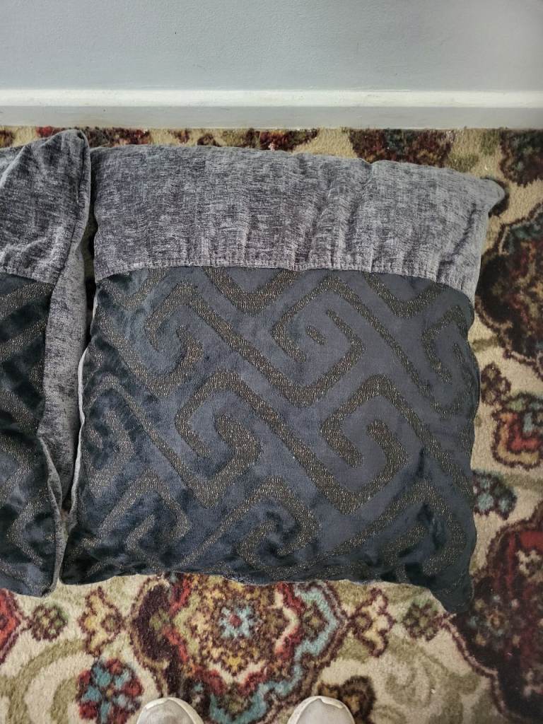 2 xs cushions and covers , and 1 cushion cover  