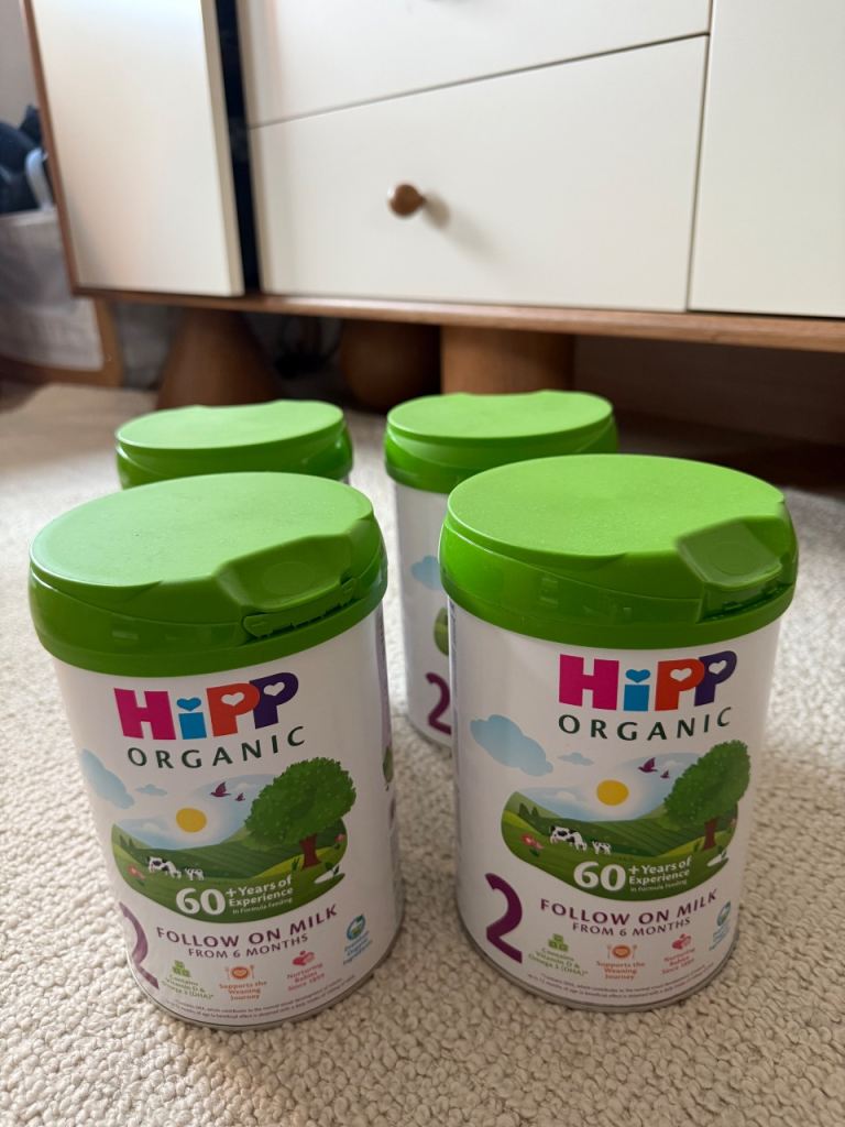 HIPP Organic Baby Formula 2 (x4) fully sealed 