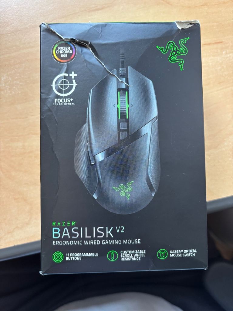 Razer Basilisk V2 Ergonomic Wired Gaming Mouse