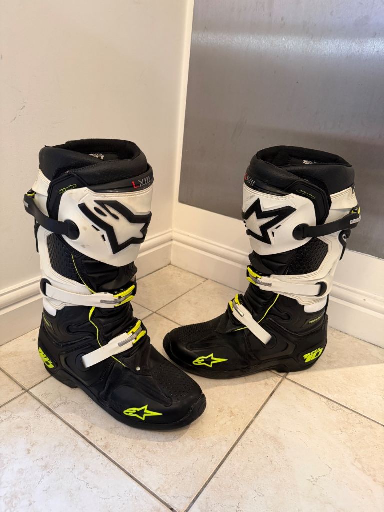 Alpine star tech 10 boots us size 12 Motorcross mx 