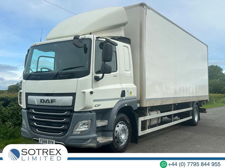 DAF TRUCKS CF230 4 X 2 Sleeper Box Van - Euro 6