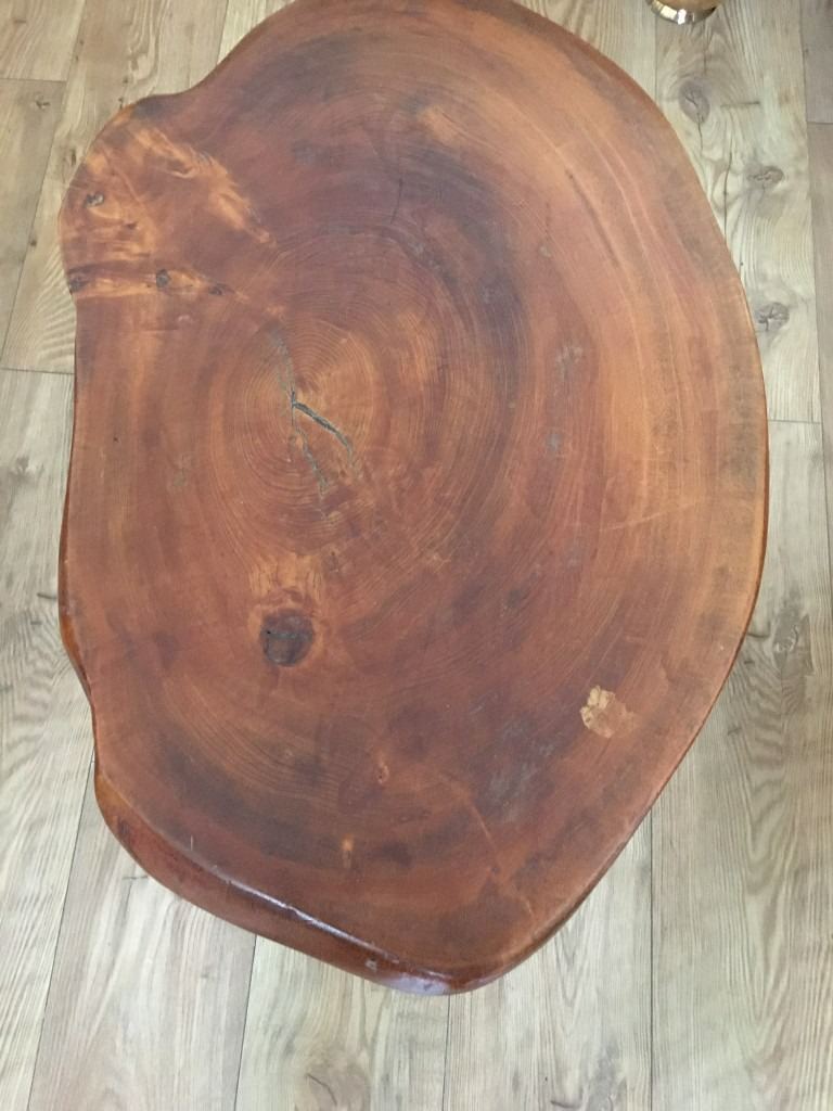 HAND CRAFTED HEAVY COFFEE TABLE