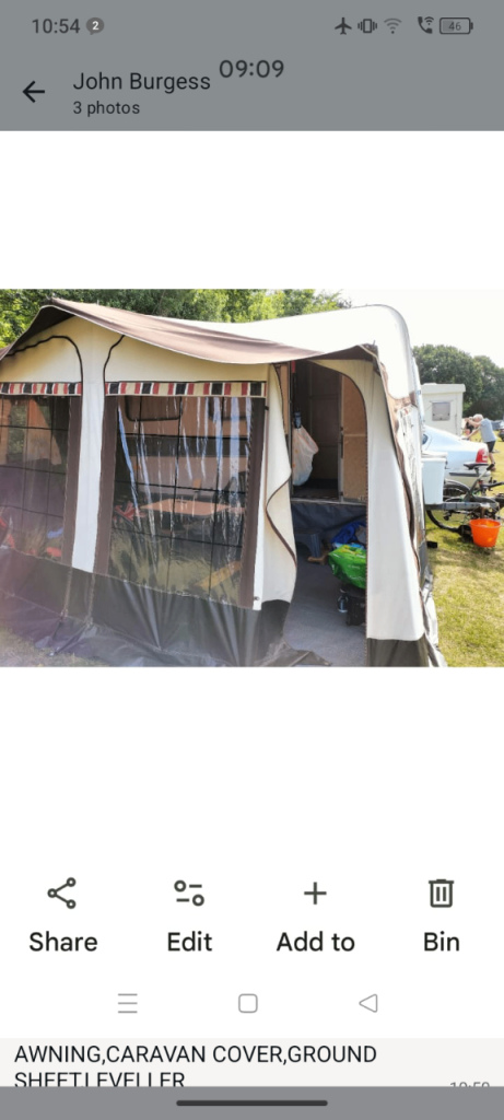 Bargain Bundle: Awning/Stabiliser/Leveller/Ground sheet/Electric cable/Caravan step/Caravan cover