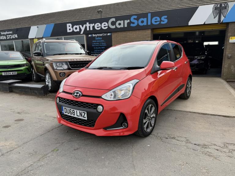 HYUNDAI I10 1.2 I10 PREM SE 1.2 A/T MY19 Red Auto Petrol 2018