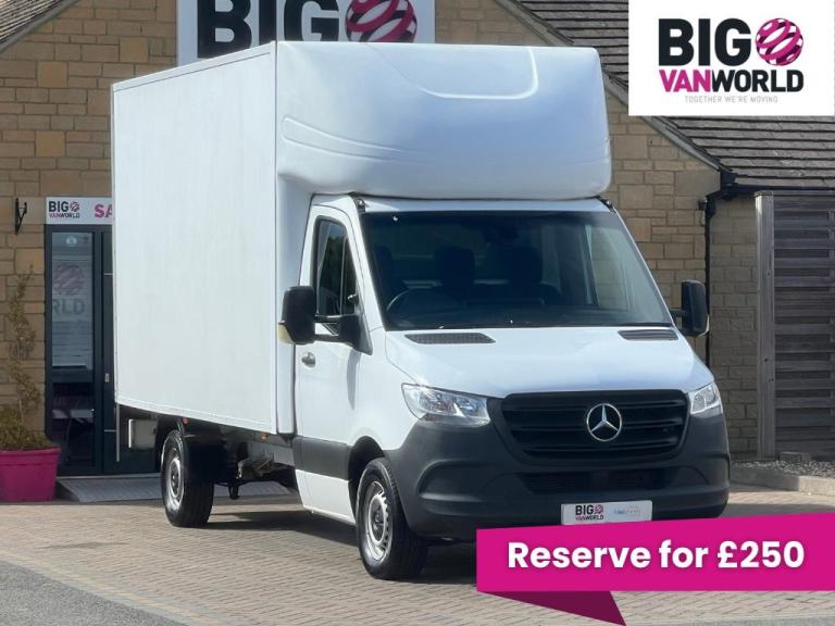 Mercedes-Benz Sprinter 314 CDI 143 L3 LWB 13FT4 LUTON / CURTAINSIDED RWD