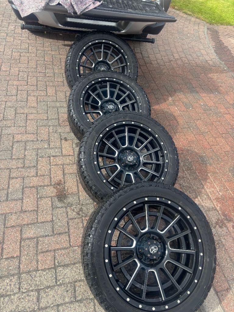 20” 6x139.7 Alloy Wheels & Tyres Hilux Ranger L200 Navara D-Max 20x9 Pickup