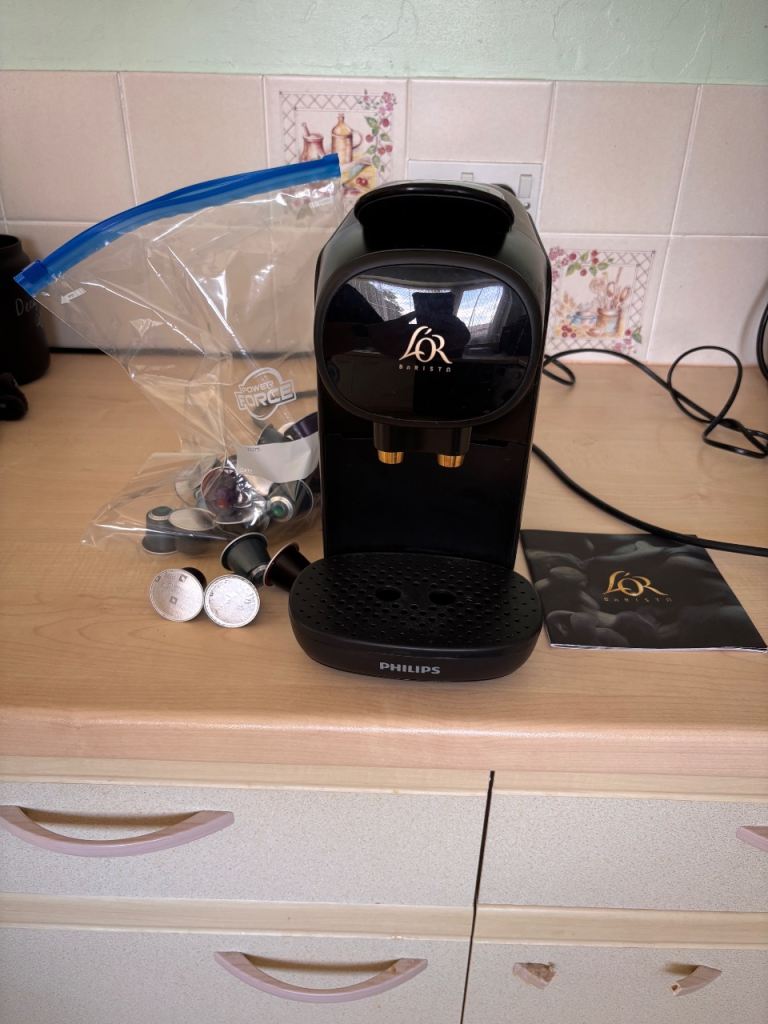 Philips L'OR Barista Coffee Machine - Black, Good Working Order